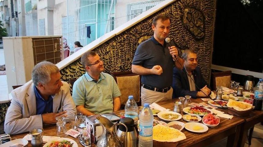 Birecik İl&ccedil;e Jandarma Komutanına Veda Yemeği