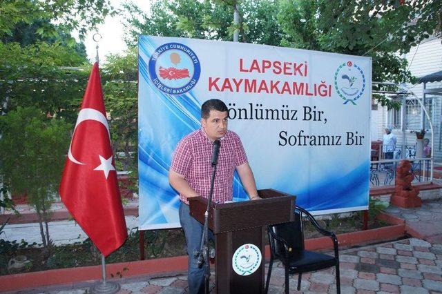 Lapsekili Muhtarlar İftarda Buluştu 2