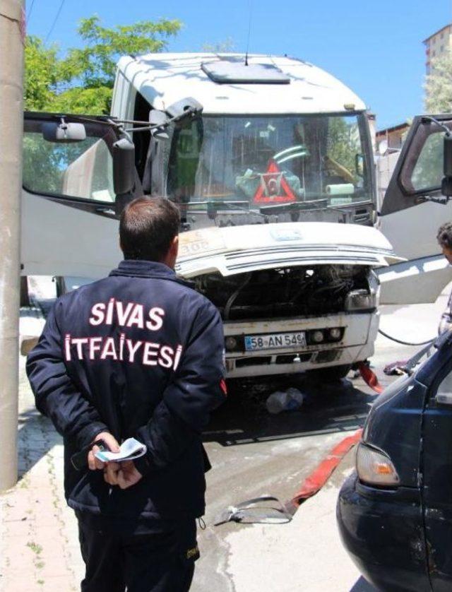 Park Halindeki Tankerin Motoru Yandı 3