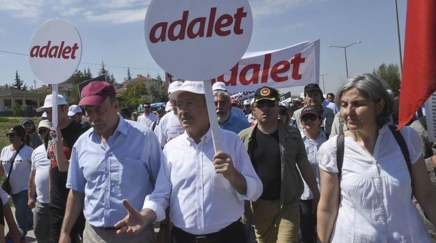 Kılı&ccedil;daroğlu, &rsquo;adalet Y&uuml;r&uuml;y&uuml;ş&uuml;&rsquo;n&uuml;n 3. G&uuml;n&uuml;nde İlk Molayı Verdi