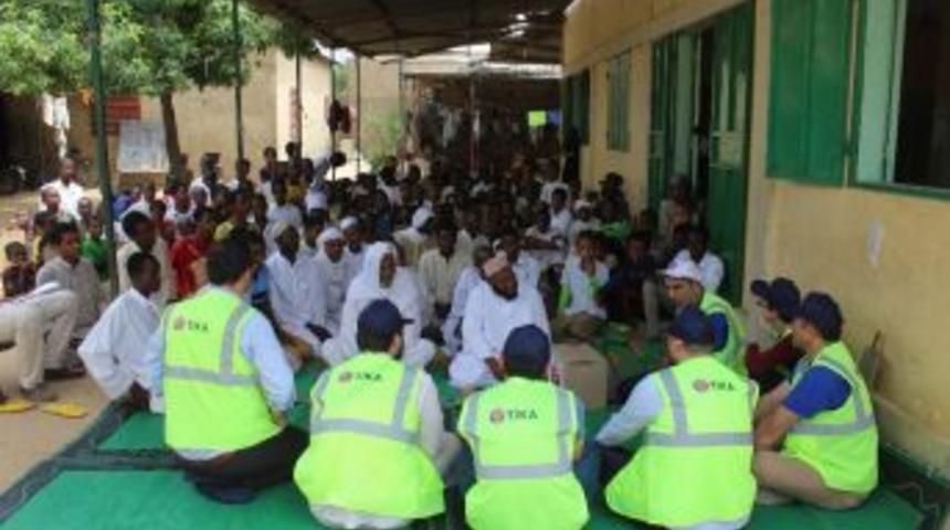 Tika&rsquo;dan &Ccedil;ad&rsquo;a Gıda Yardımı