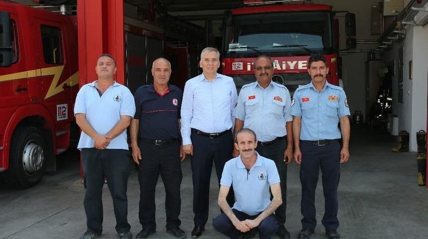 Başkan Osman Zolan&rsquo;dan Kahraman İtfaiyecilere Ziyaret