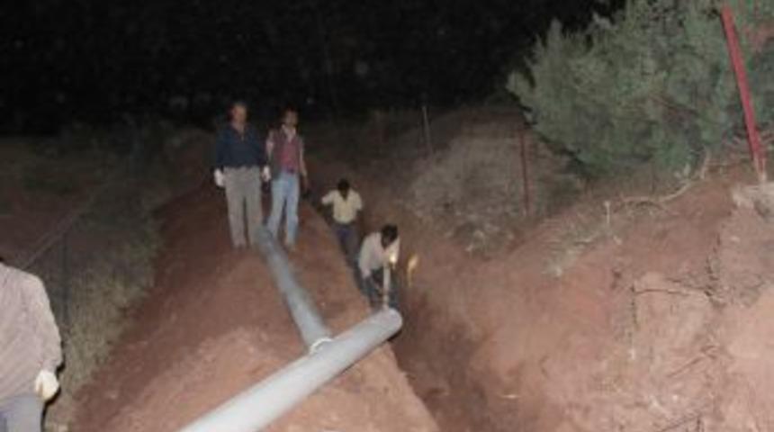 Şirvan&rsquo;da Alt Yapı &Ccedil;alışmaları