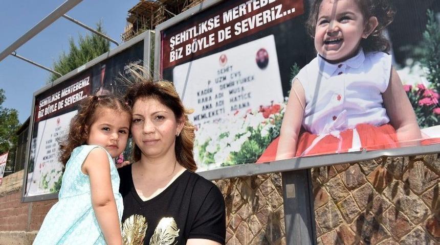 (özel Haber) Şehit Kızı, Babasının Babalar Günü’nü Bilboardla Kutladı