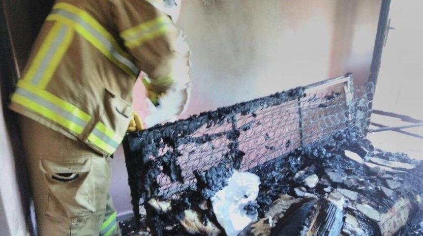 Edremit&rsquo;te Korkutan Yangın