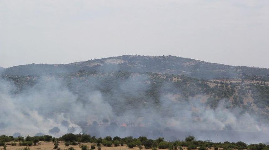 Ezine&rsquo;deki Yangın Korkuttu