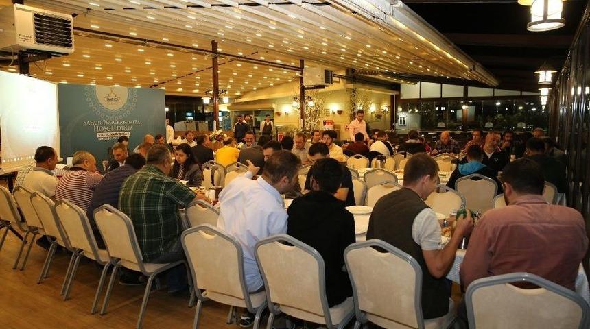 Başkan Karabacak Sahurda B&ouml;lge Basınıyla Buluştu