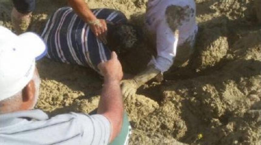 &Ccedil;amura Batan Vatandaşı Itfaiye Kurtardı