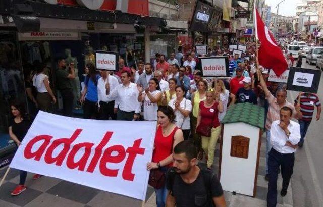 Mersin'de Chp'lilerden 'adalet' Yürüyüşü