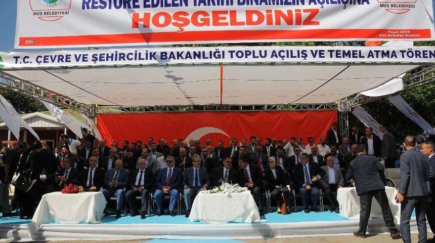 Muş&rsquo;ta Temel Atma Ve A&ccedil;ılış T&ouml;reni