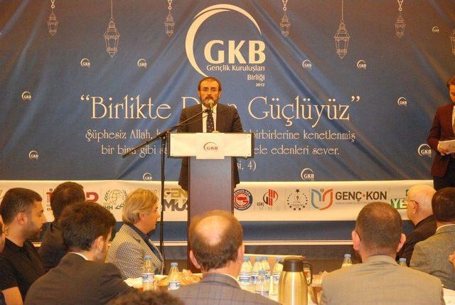 Tbmm Başkanı Kahraman, Gen&ccedil;lik Kuruluşları Birliği Sahuruna Katıldı 1