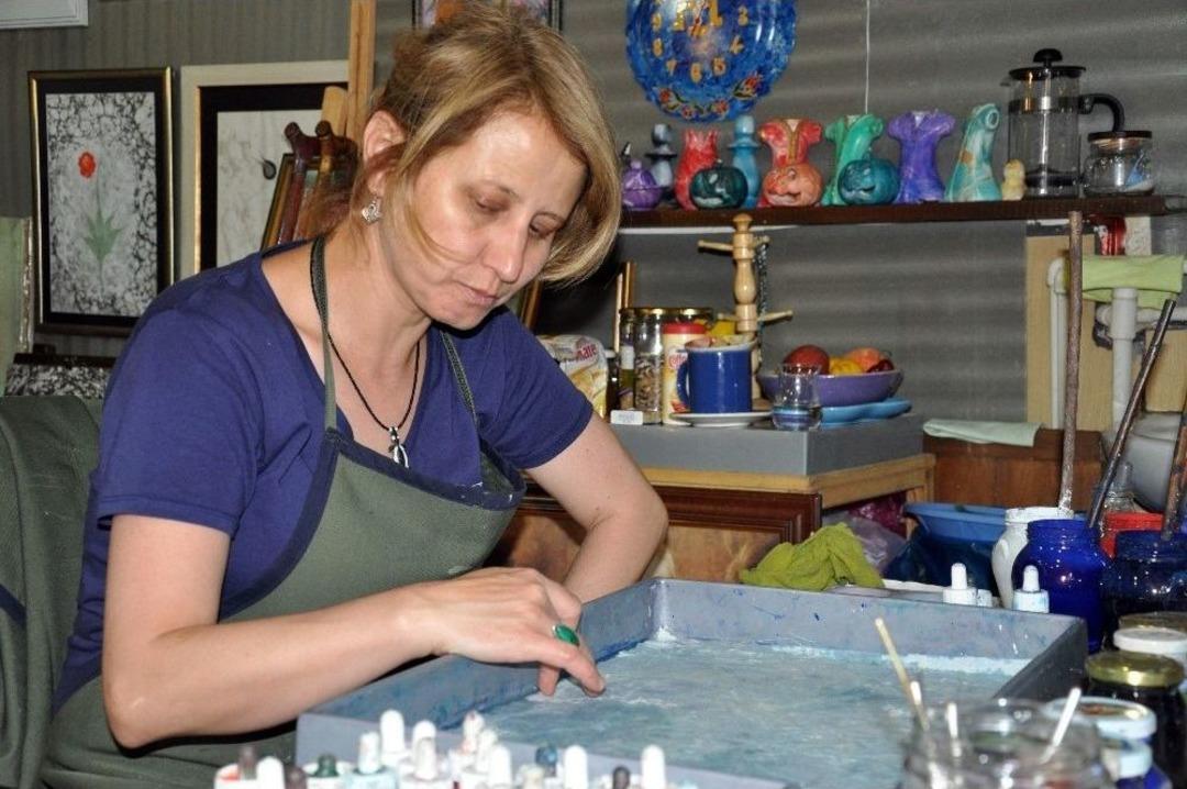 (&ouml;zel Haber) Ebru Kumaşta Hayat Buluyor