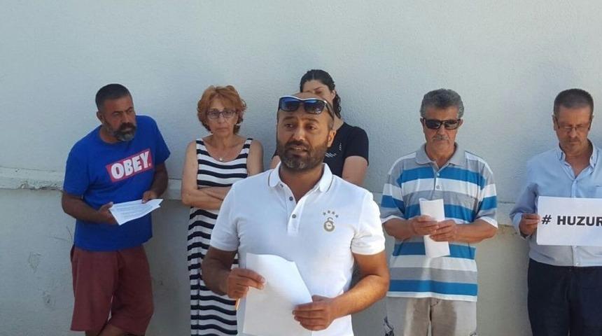 Kuşadası&rsquo;nda Mahalle Sakinlerinden G&uuml;r&uuml;lt&uuml; Protestosu