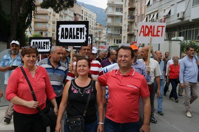 Chp İzmir Teşkilatından Manisa’da "adalet Yürüyüşü" 1