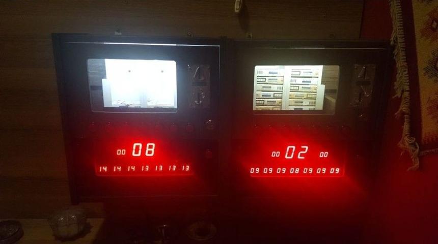 D&uuml;zce Polisi Kumar Makinelerine Savaş A&ccedil;tı