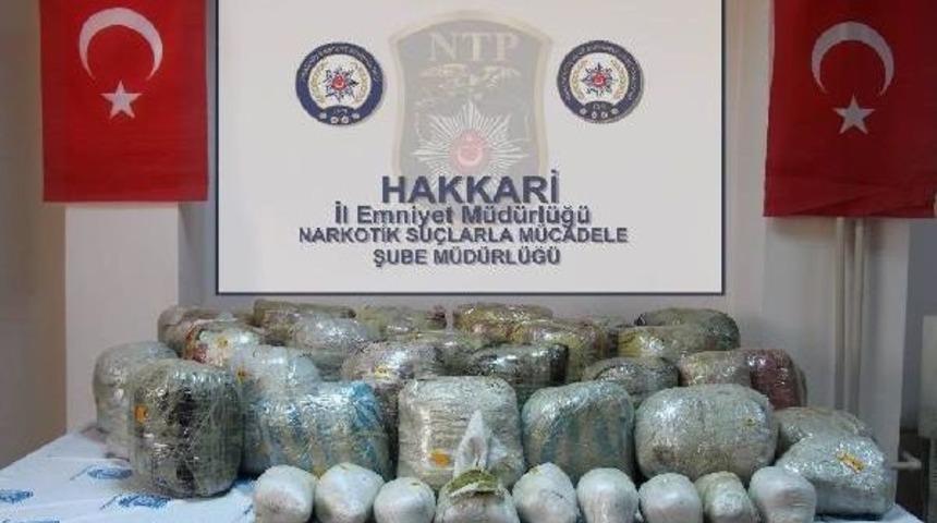 Hakkari'de 268 Kilo Esrar Ele Ge&ccedil;irildi