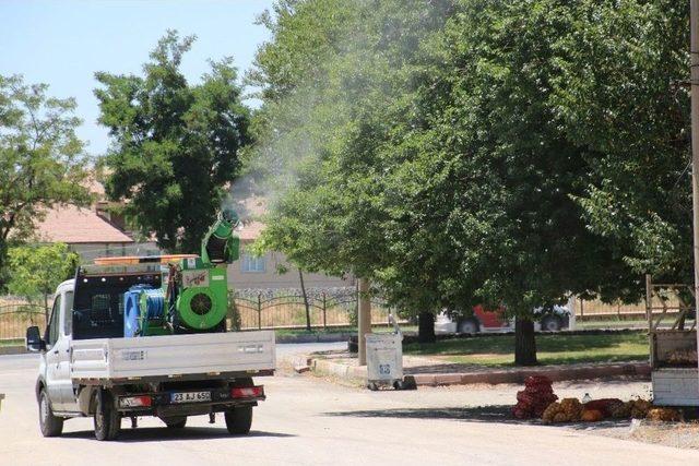 Elazığ’da İlaçlama Çalışması