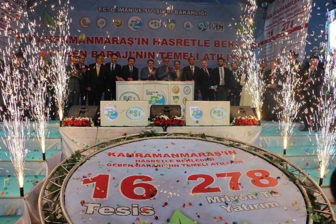 Kahramanmaraş&rsquo;ta 278 Milyonluk 16 Tesisin Temeli Atıldı