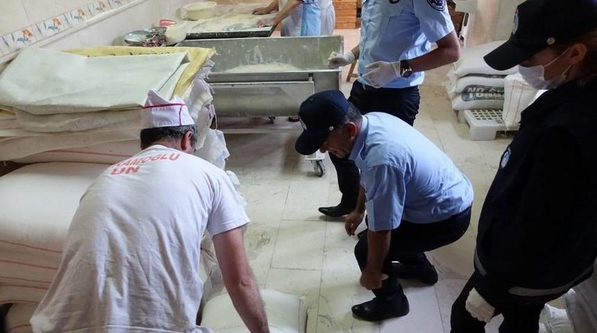 Zabıta Ekiplerinden Fırın Denetimi