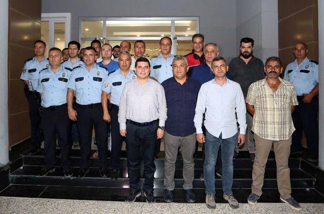 Başkan Tütüncü Sahuru Karakolda Yaptı 1