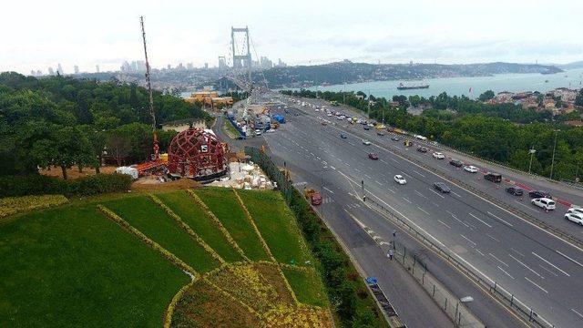 ( Özel Haber) 15 Temmuz Zafer Anıtı’nın Yapımı Havadan Görüntülendi