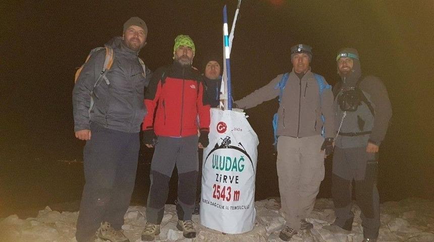 Bursalı Dağcılardan 2500 Metrede İftar