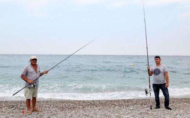 Yakaladıkları 30 Kiloluk Balığı Denize Bıraktılar 3