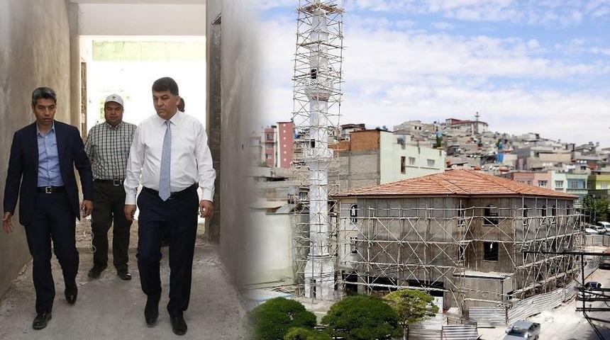 Başkan Fadıloğlu Umut Cami Ve Sosyal Tesisi İnşaatını İnceledi