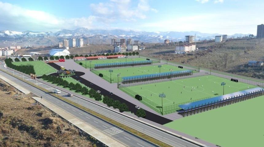 Spor Kompleksi İnşaatı Başladı