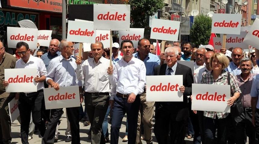 Chp Malatya&rsquo;dan &lsquo;adalet Y&uuml;r&uuml;y&uuml;ş&uuml;ne &lsquo;destek