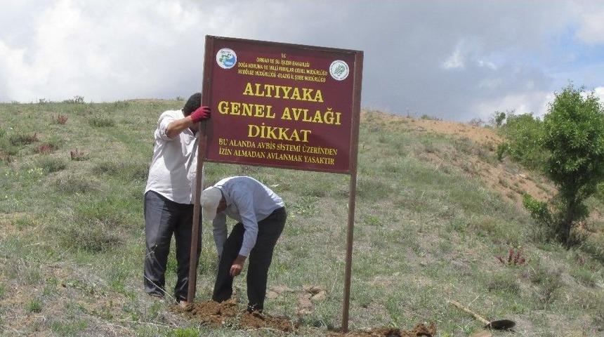 Elazığ&rsquo;da Avlak Alanlara İkaz Tabelası