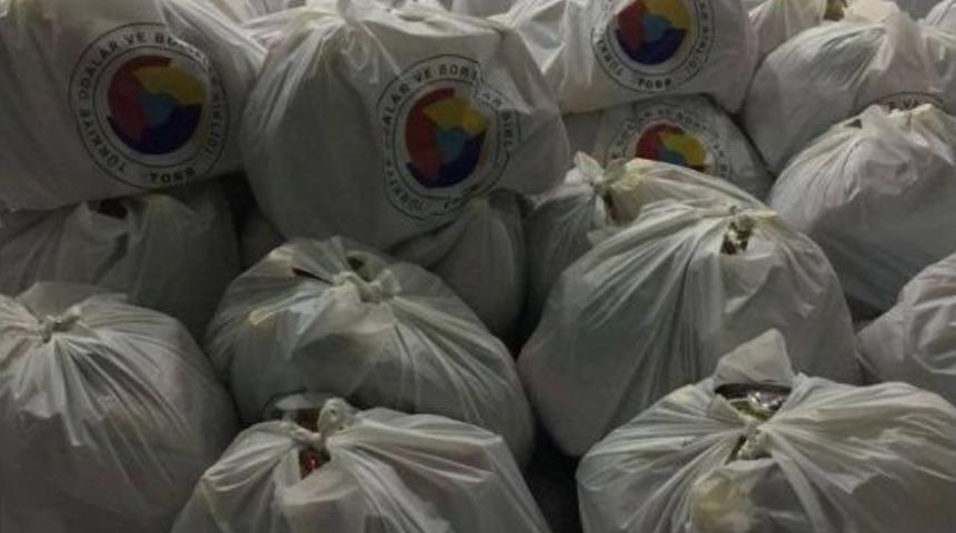 Dtso&rsquo;dan Sur&rsquo;daki Ailelere Gıda Yardımı