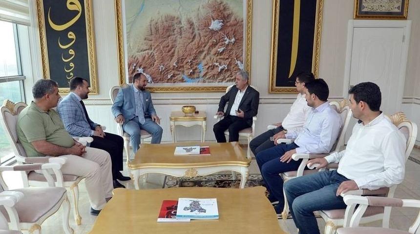 Başkan Polat, Mttb Genel Başkanı Ve Y&ouml;netim Kurulunu Ağırladı