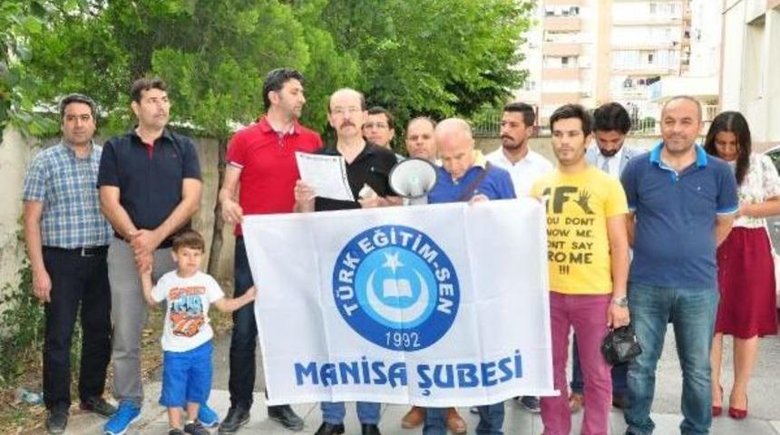 &Ouml;ğretmeni Tartaklamakla Su&ccedil;lanan M&uuml;d&uuml;re Tepki