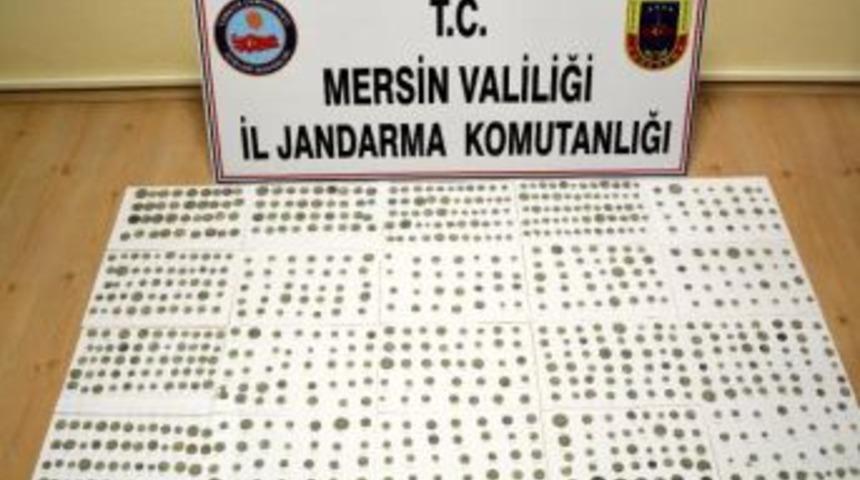 Mersin'de Roma D&ouml;nemine Ait Sikkeler Ele Ge&ccedil;irildi