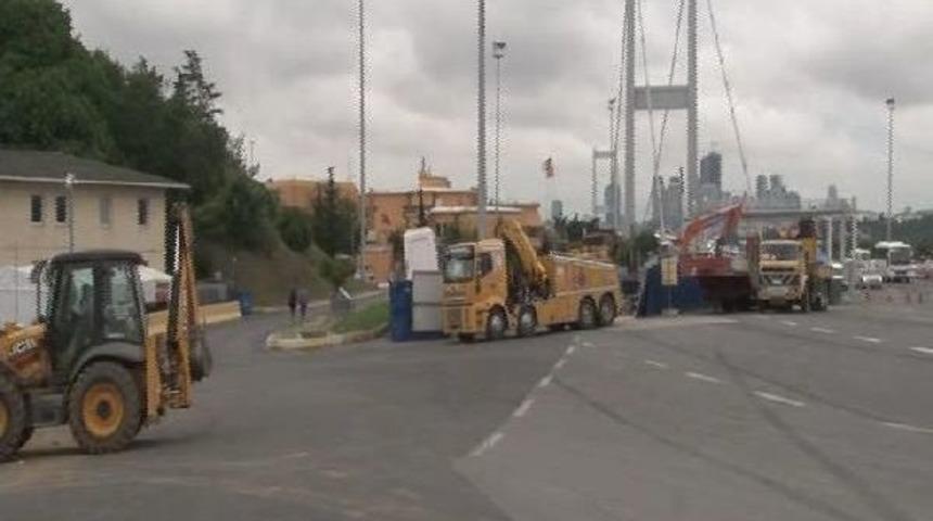 15 Temmuz Şehitler Anıtı'nda &Ccedil;alışmalar S&uuml;r&uuml;yor