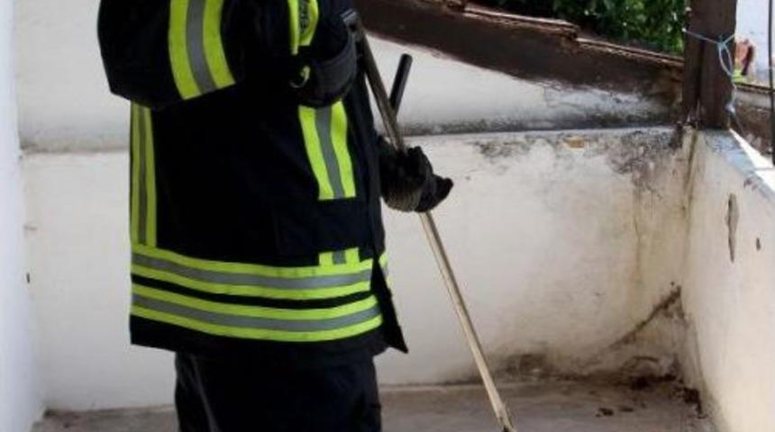 İtfaiyeden Yılan Yakalama Operasyonu