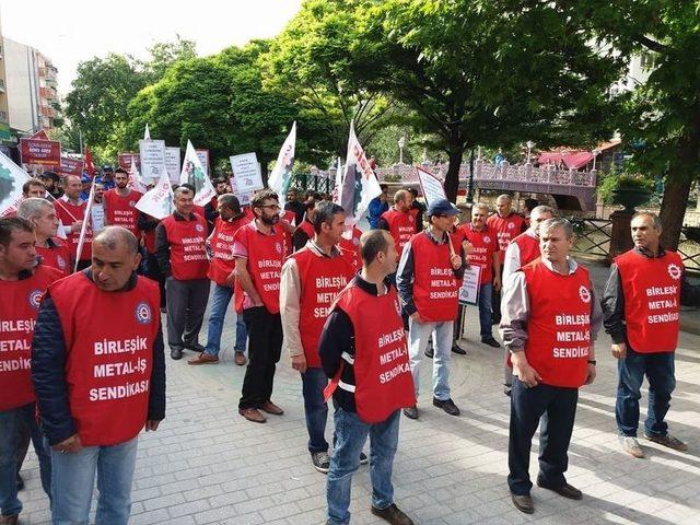 Birleşik Metal-iş Sendikasından "kıdem Tazminatı Fonu" Eylemi 1