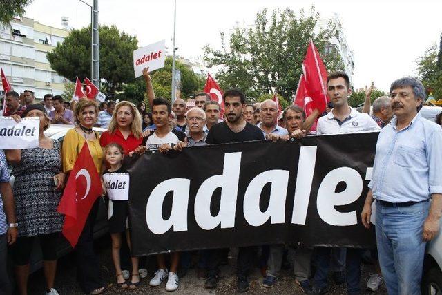 Antalya&rsquo;da Chp&rsquo;liler Adalet İ&ccedil;in Balon Bıraktı 1