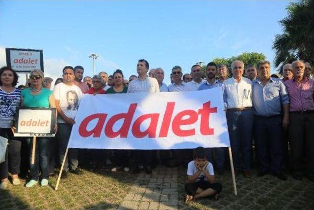 Mersin de Chp den adalet Yürüyüşü ne Destek 1