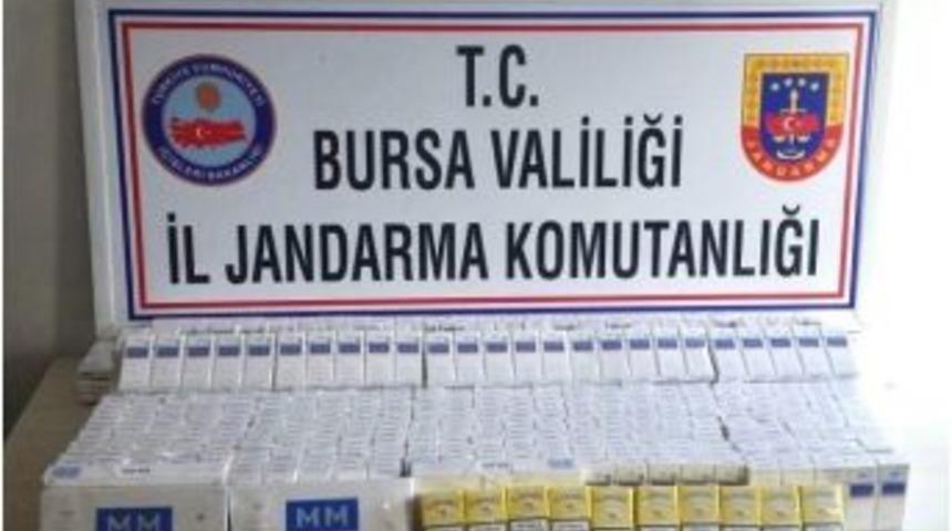 Bursa&rsquo;da Jandarma Ka&ccedil;ak Sigaraya Ge&ccedil;it Vermedi