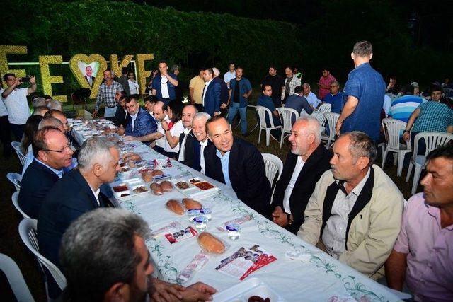 S&ouml;zl&uuml;, Feke&rsquo;de İftar Sonrası Hizmetlerin Toplu A&ccedil;ılışını Ger&ccedil;ekleştirdi 1