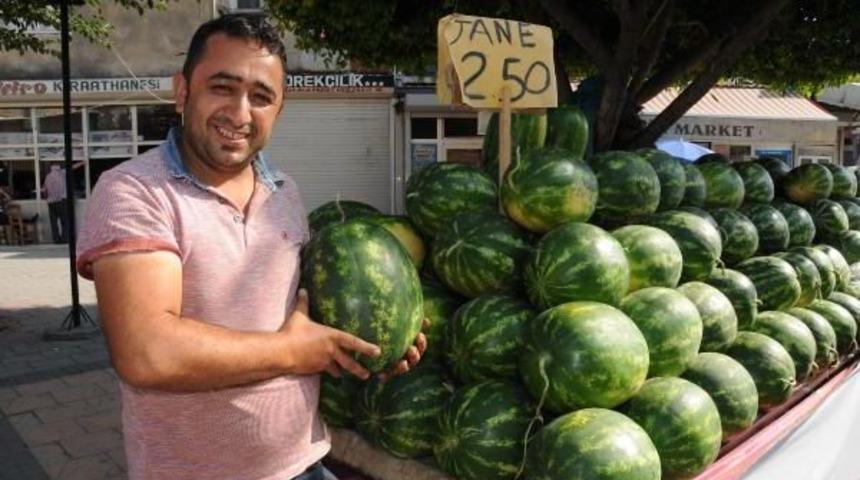 Karpuzda Hasat Arttı, Fiyat D&uuml;şt&uuml;