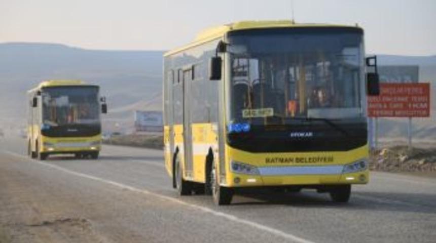 Batman&rsquo;da Bayramda Otob&uuml;sler &Uuml;cretsiz