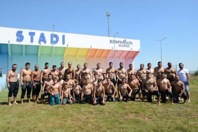 Konyaaltı&rsquo;nın G&uuml;reş&ccedil;ileri Kırkpınar&rsquo;a Hazırlanıyor 1