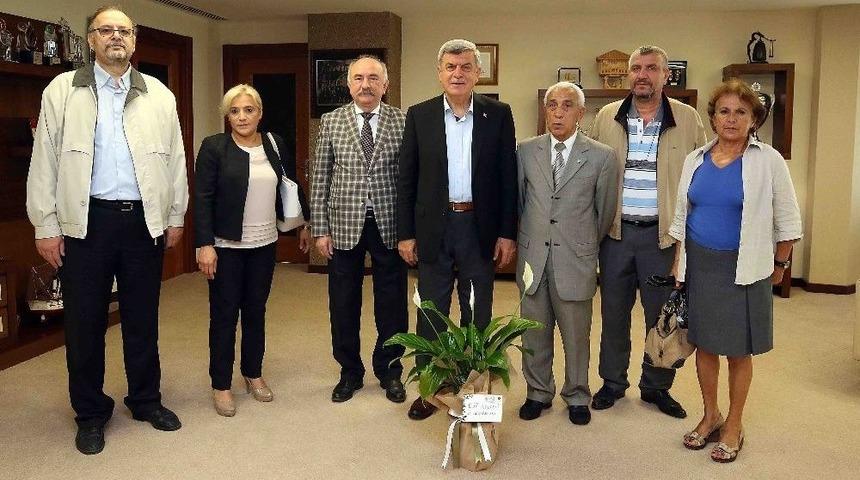 Başkan Karaosmanoğlu, Dsp İl Y&ouml;netimini Konuk Etti