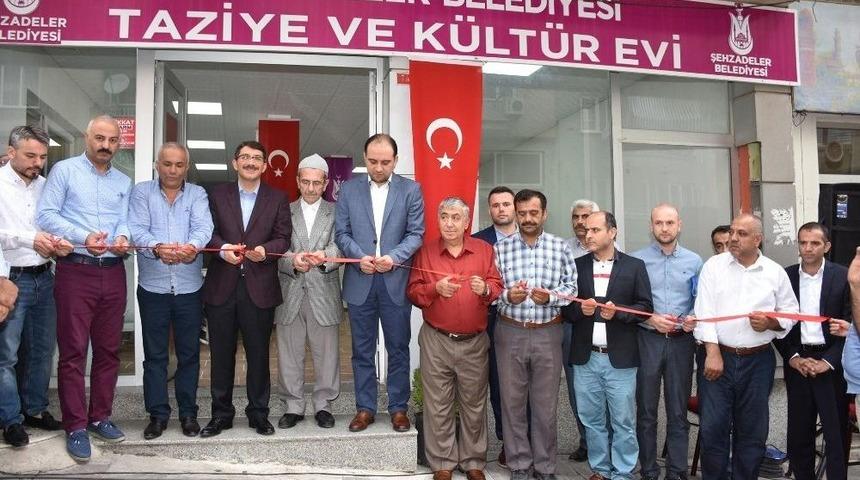 Şehzadeler&rsquo;e Bir Taziye Ve K&uuml;lt&uuml;r Evi Daha Kazandırıldı