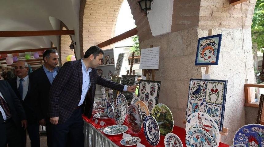 Tokat&rsquo;ta Fır&ccedil;adan Motifler Sergisi A&ccedil;ıldı