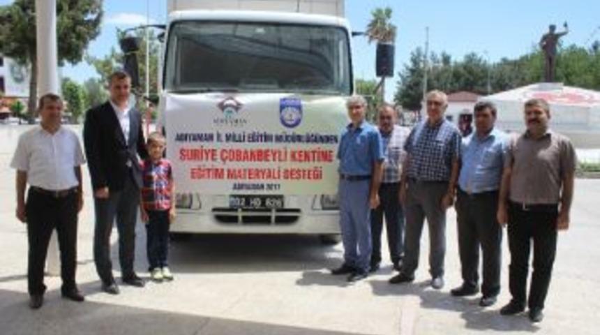 Suriye&rsquo;ye Eğitim Malzemesi G&ouml;nderildi