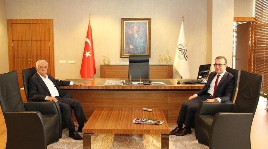 Vergi Dairesi Başkanı Halil Tekin Gaib&rsquo;i Ziyaret Etti